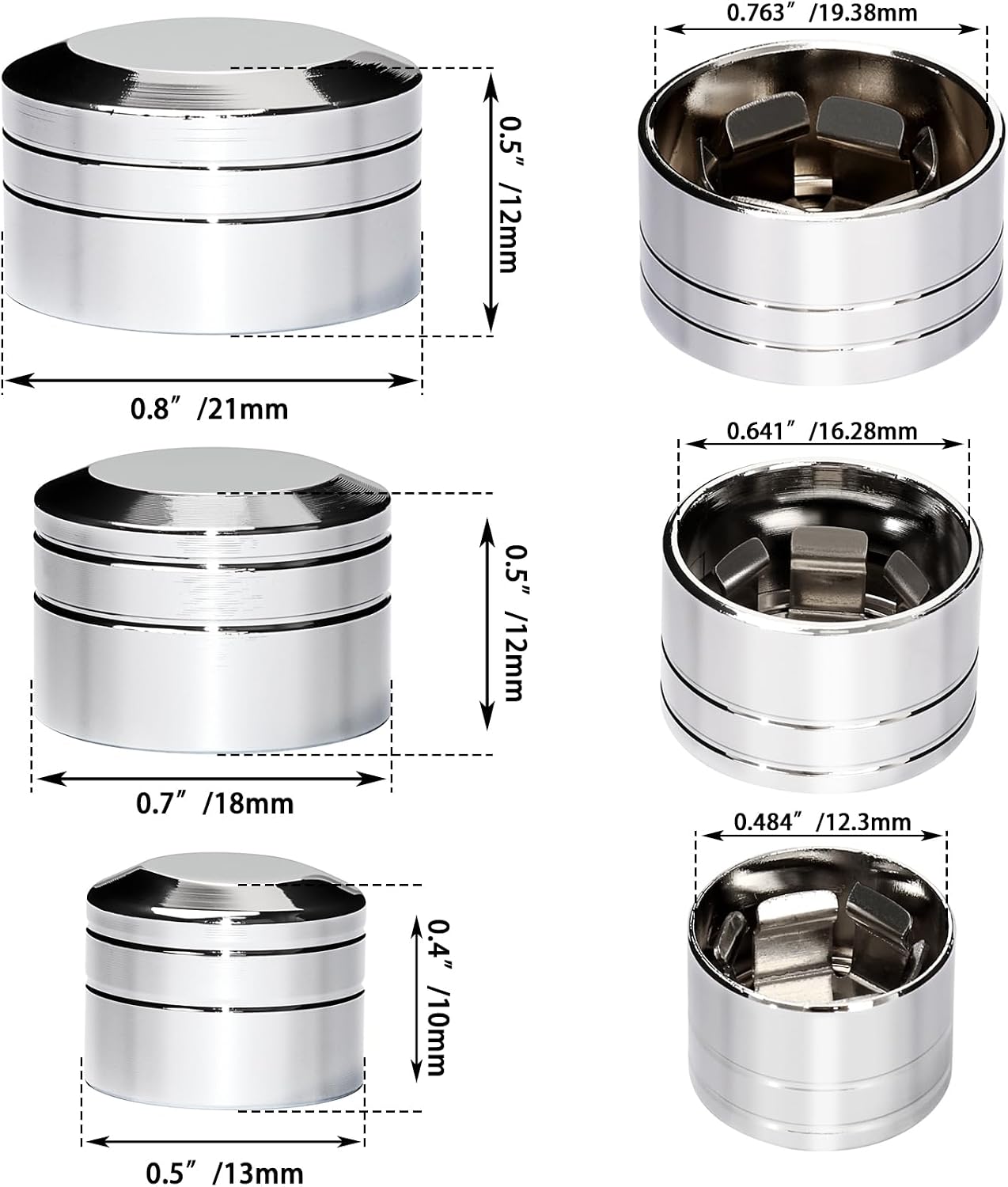 Screw Cap Cover Engine Bolt Cover Kit for Harley Touring 17-25 Chrome