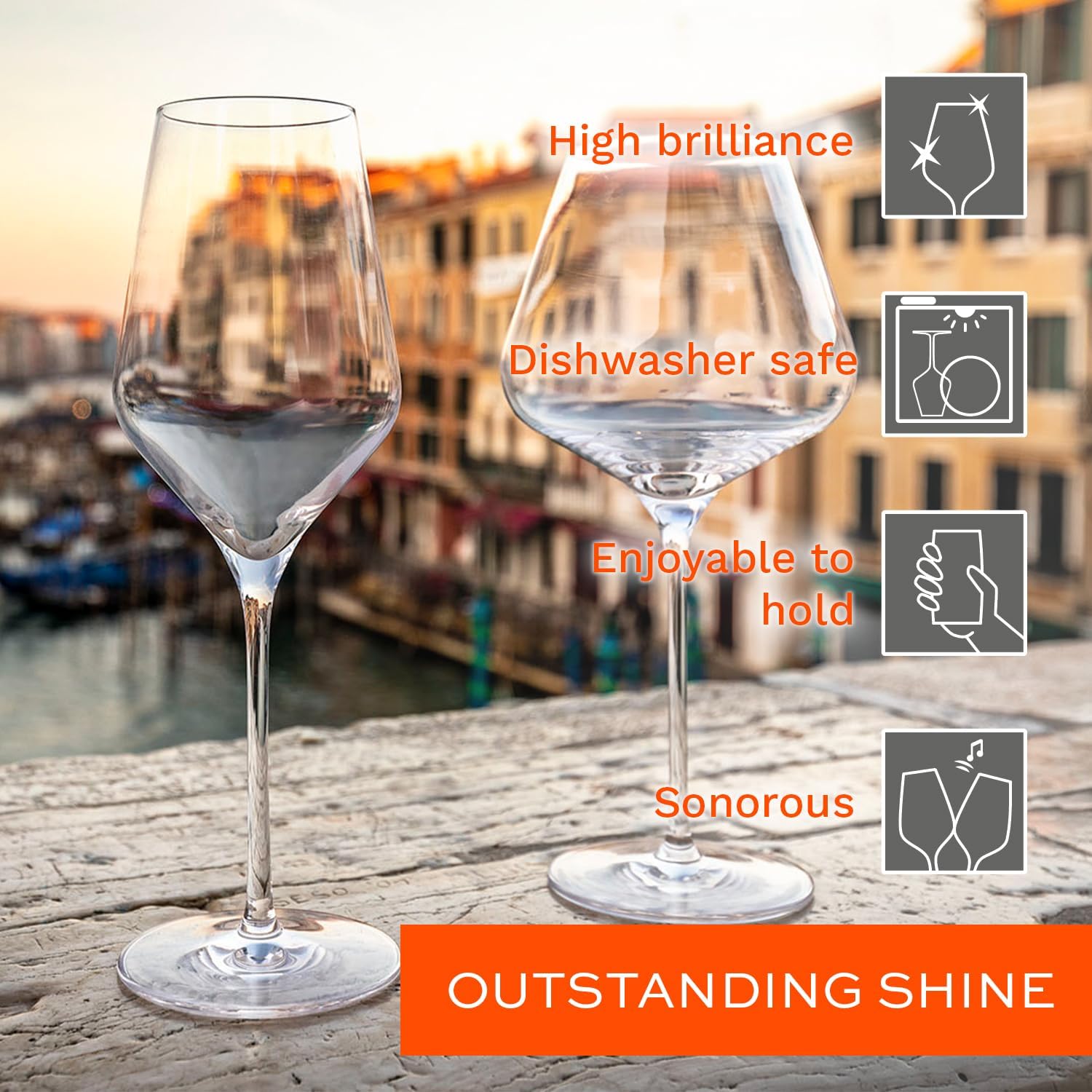 Stölzle Lausitz White Wine Glasses Quatrophil Set of 4, 13 3/4 oz – Premium Wine Glasses Ideal for White Wine & Aperitifs – Elegant Crystal Glass Goblet, Dishwasher Safe & Made in Germany - Image 4