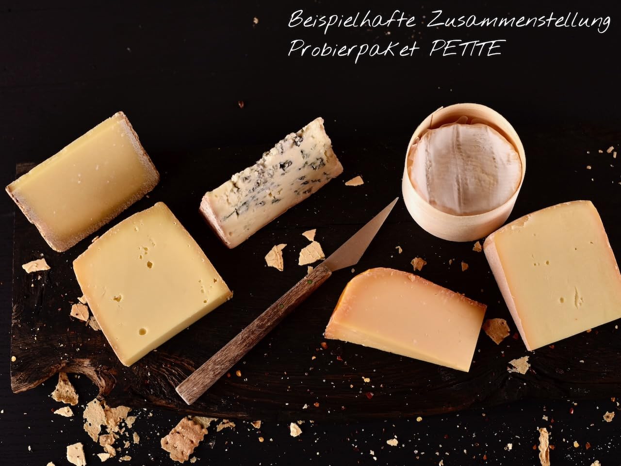 Käseplatte Probierpaket 6-8 Sorten 1000g