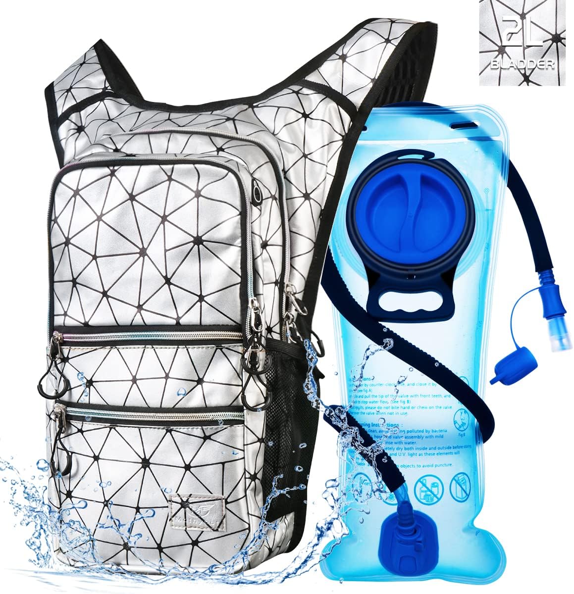 20L Hydration Backpack with 2L Bladder – Ideal for Hiking & Festivals 20L Hydration Backpack with 2L Bladder – Ideal for Hiking & Festivals