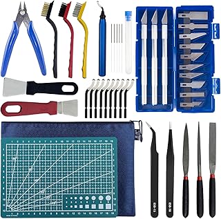 3D Drucker Zubehör Kit, 3D Drucker Werkzeug Kit, 41PCS 3D Drucker Tool Kit mit Düsenreinigungsset, Entgraten, Zangen, 3D Drucker für Reinigung Wartungs
