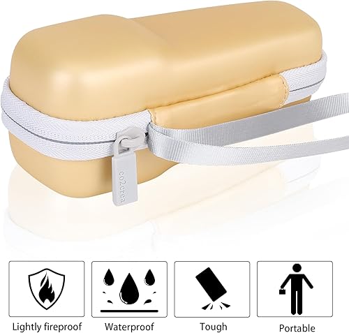 Vista 24 de co2CREA Estuche rígido compatible con cepillo de limpieza facial sónico NågraCoola CLIE (violeta)