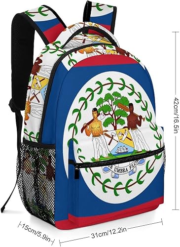 Miniatura 2 de Banderas de viaje para laptop con la bandera de Belice, unisex, a la moda, para la universidad