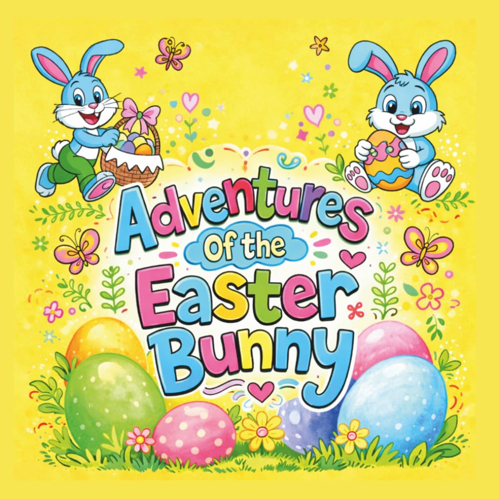 Adventures of the Easter Bunny: A Fun and Cute Easter Coloring Book for Kids