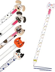 Stylo Legami Noel Stylo Gel Effaçable LEGAMI Père Noël - Pointe 0.7mm, Encre Thermosensible - Idéal Pour Écriture Sans Stress Legami Stylo Effacable