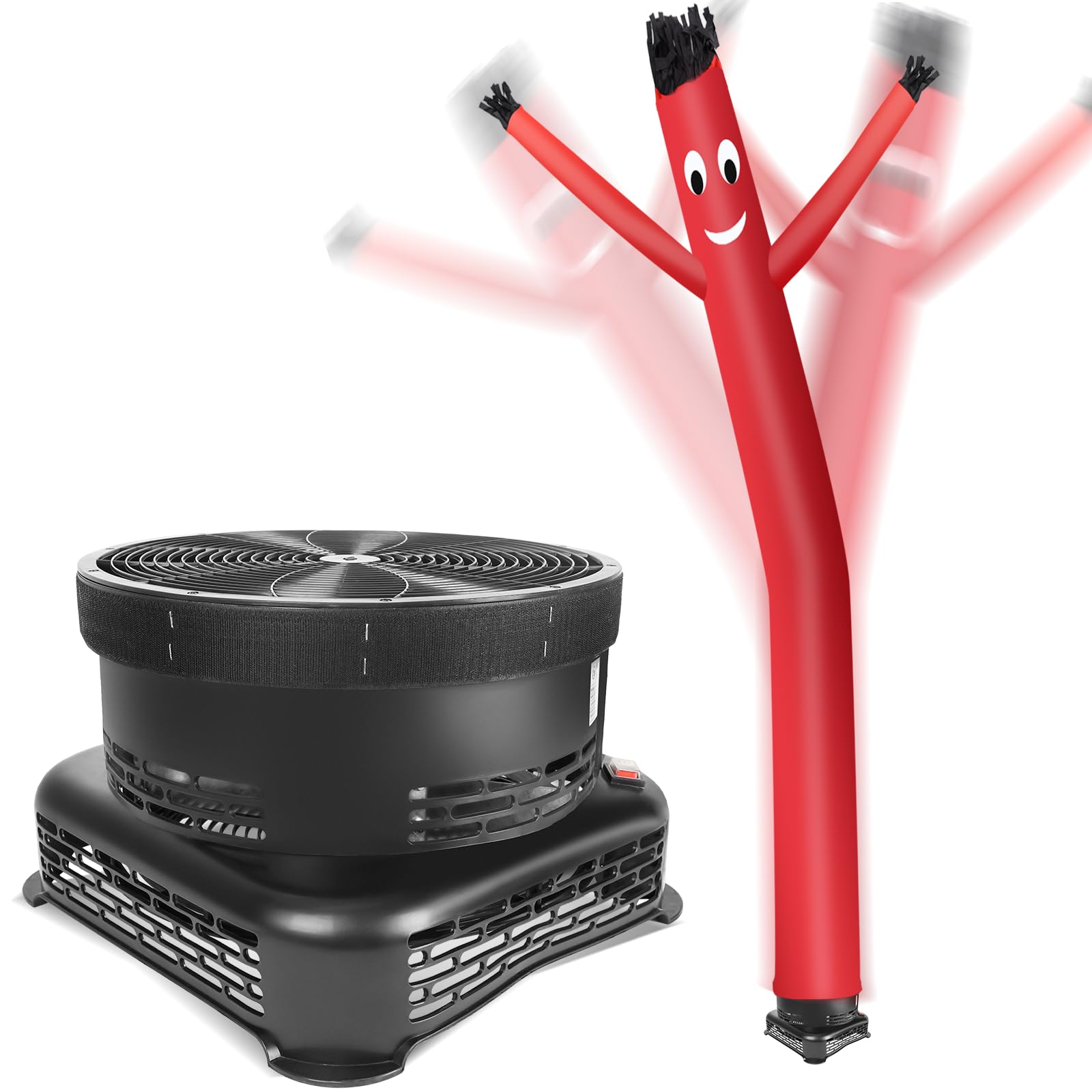 12FT Inflatable Dancing Man with 3/4HP Blower, Highly Durable and Tear Resistant Polyester Polyamide Nylon Inflatable Man Dancing, Waving Inflatable Tube Guy