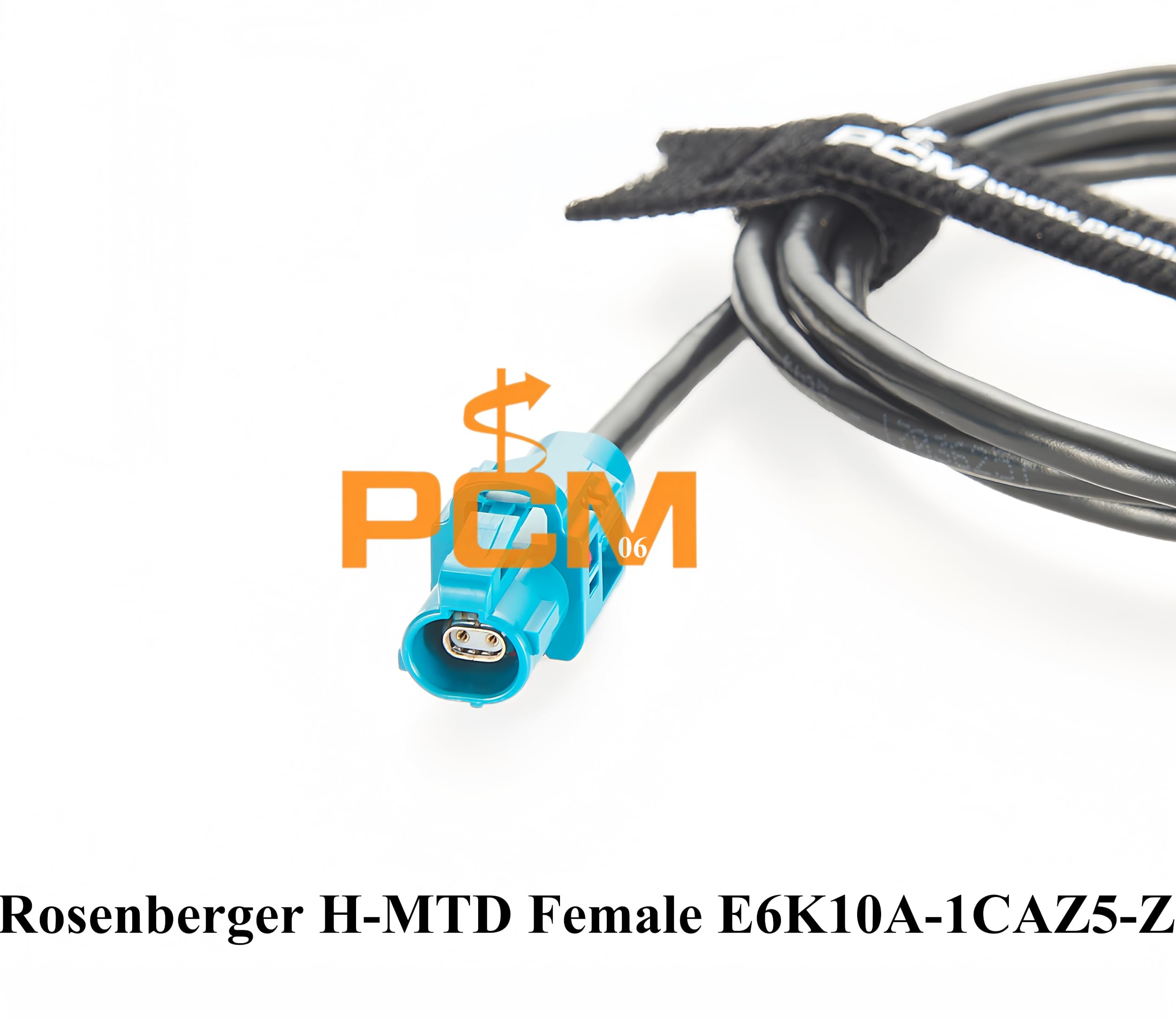Rosenberger Fakra Connecteur d'antenne E6K10A-1CAZ5-Z H-MTD Automobile GPS RF Câble coaxial Assemblage 100/1000 BASE-T1 HMTD Câble d'extension LCA-101-1000-Z femelle vers femelle (0,5 m)