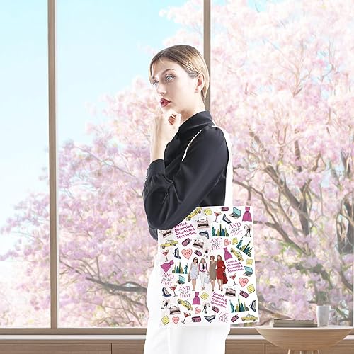 Miniatura 4 de GJTIM Bolsa de viaje con cremallera para los amantes del cine Carrie Miranda Charlotte y Samantha para los fans de la serie de televisión