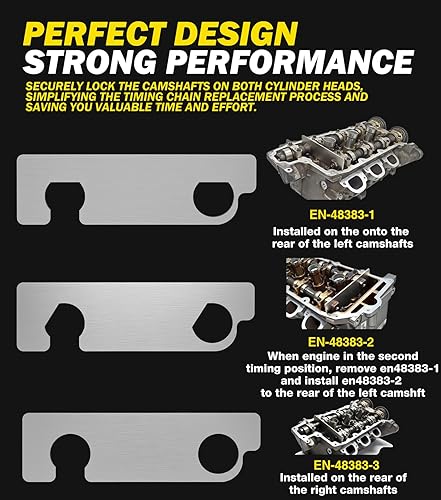 Miniatura 3 de Kit de herramientas de retención EN 48383 EN 46105 compatibles con GM Cadillac Buick Saturn Pontiac Chevrolet Vauxhall Saab Chevy V6 2.8L 3.0L 3.6L