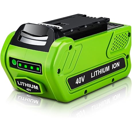 Greenworks 29472 Battery - 6.0Ah High-Capacity Greenworks 40V Battery