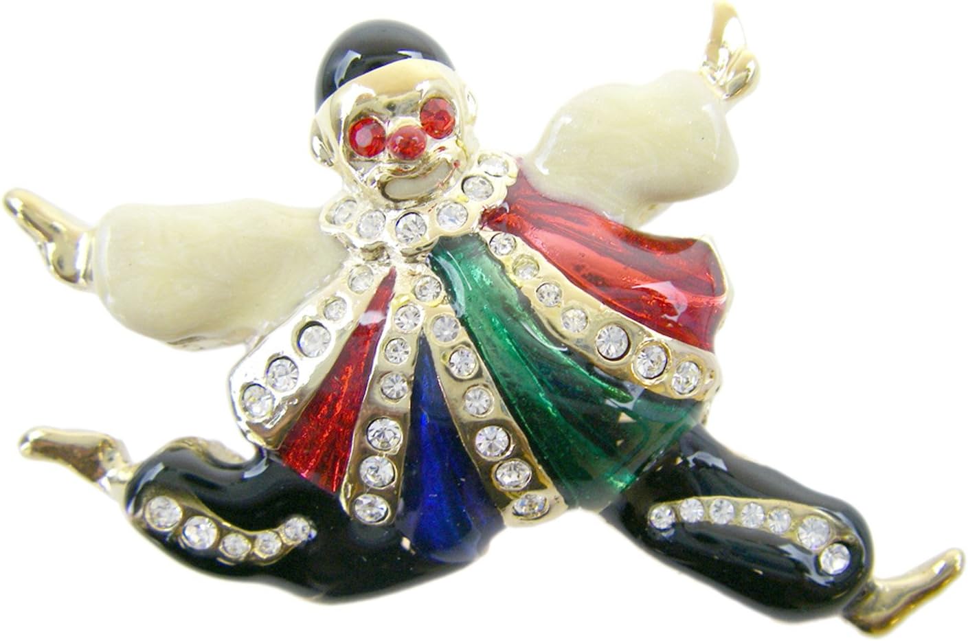 Jumping Clown Lapel Pin