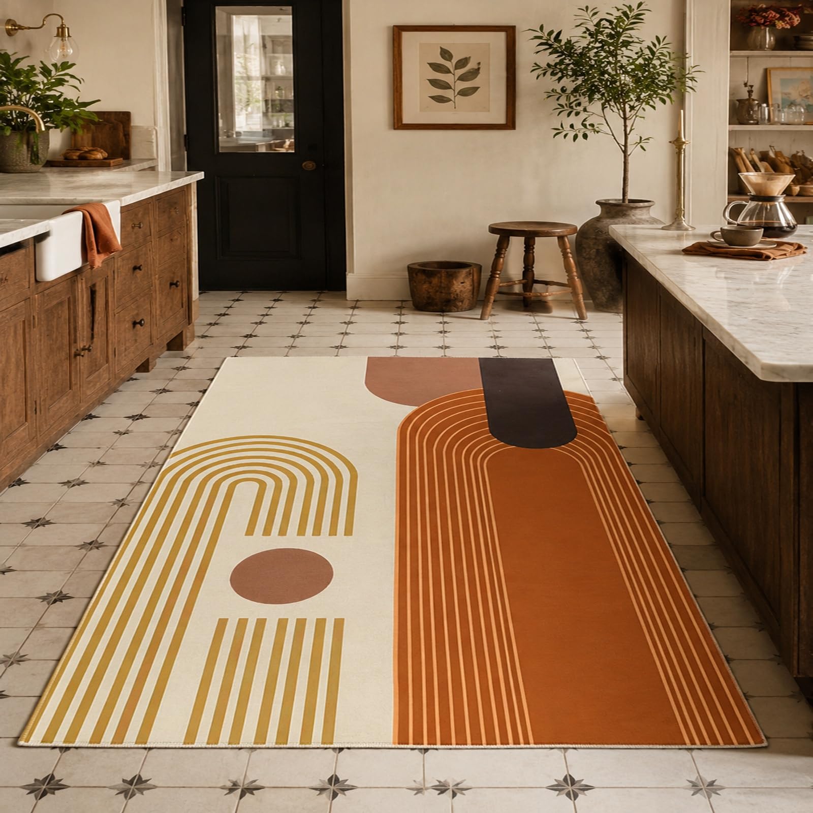 Tapis de décoration multicolore pour dynamiser votre salle à manger