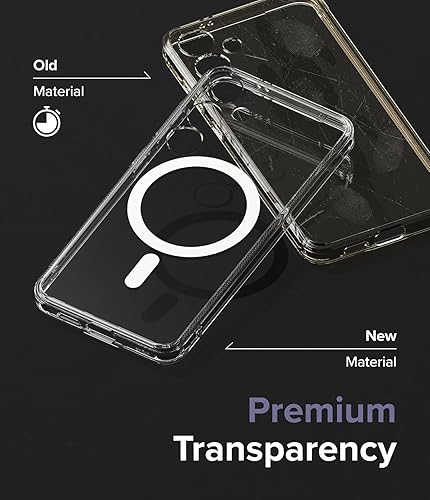 Miniatura 6 de Ringke Fusion Compatible con MagSafe Funda diseñada para Samsung Galaxy S24 5G, recortes precisos para lentes de cámara, transparente, resistente a