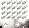 T10 921 194 168 LED Bulbs Natural White 20-Packs, Super Bright 3014 42-SMD LED Replacement 12 Volt RV Camper Trailer Boat Trunk Interior Dome Map License Lights, Backup Reverse Lights