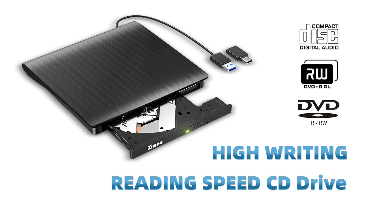 cocoaX55 53,54,56,57,58,60 DVD＆CD ROOFULL External CD DVD +/-RW Drive USB 3.0 Portable DVD CD