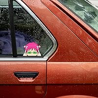 Vista 3 de 5.1" Calcomanías divertidas de anime Saiki K para parachoques, maletero, tapa del maletero, portátil, adhesivos de vinilo para ventanas, grafitis