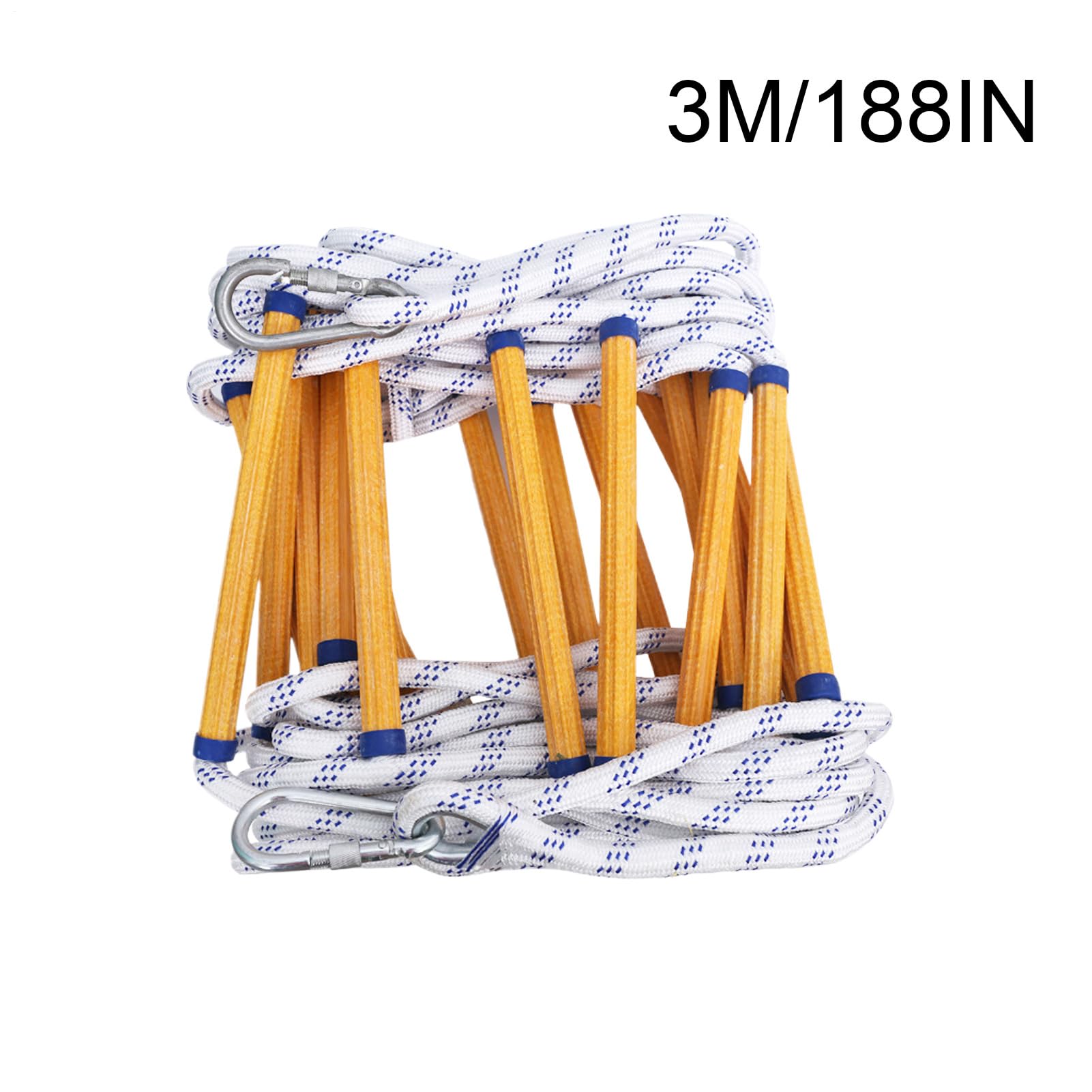 Escalera De Cuerda para Barcos, Escalera Abatible para Embarcación, Equipo de Seguridad para Deportes Acuáticos de Despliegue Rápido para Adultos Kayak Tercera Edad
