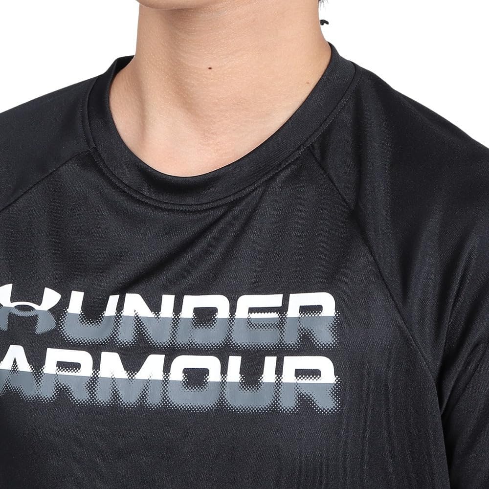 Under Armour Boys Tech Split Logo Short Sleeve T Shirt - Image 6