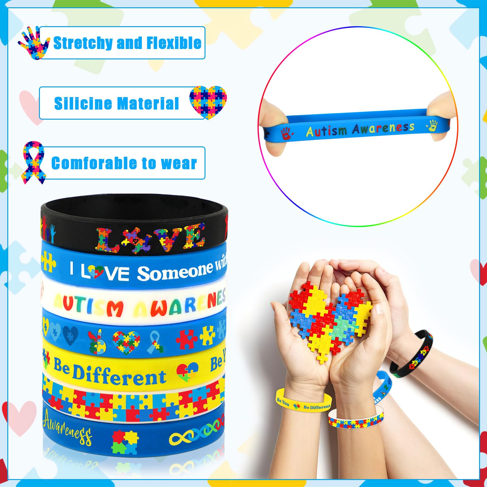 Accessoire Fête Thème Hatchimals Bracelets Hatchimals En Caoutchouc – Lot De 4, Colorés, Extensibles, Pour Anniversaire Enfant, Cadeau Bracelets Silicone Enfants