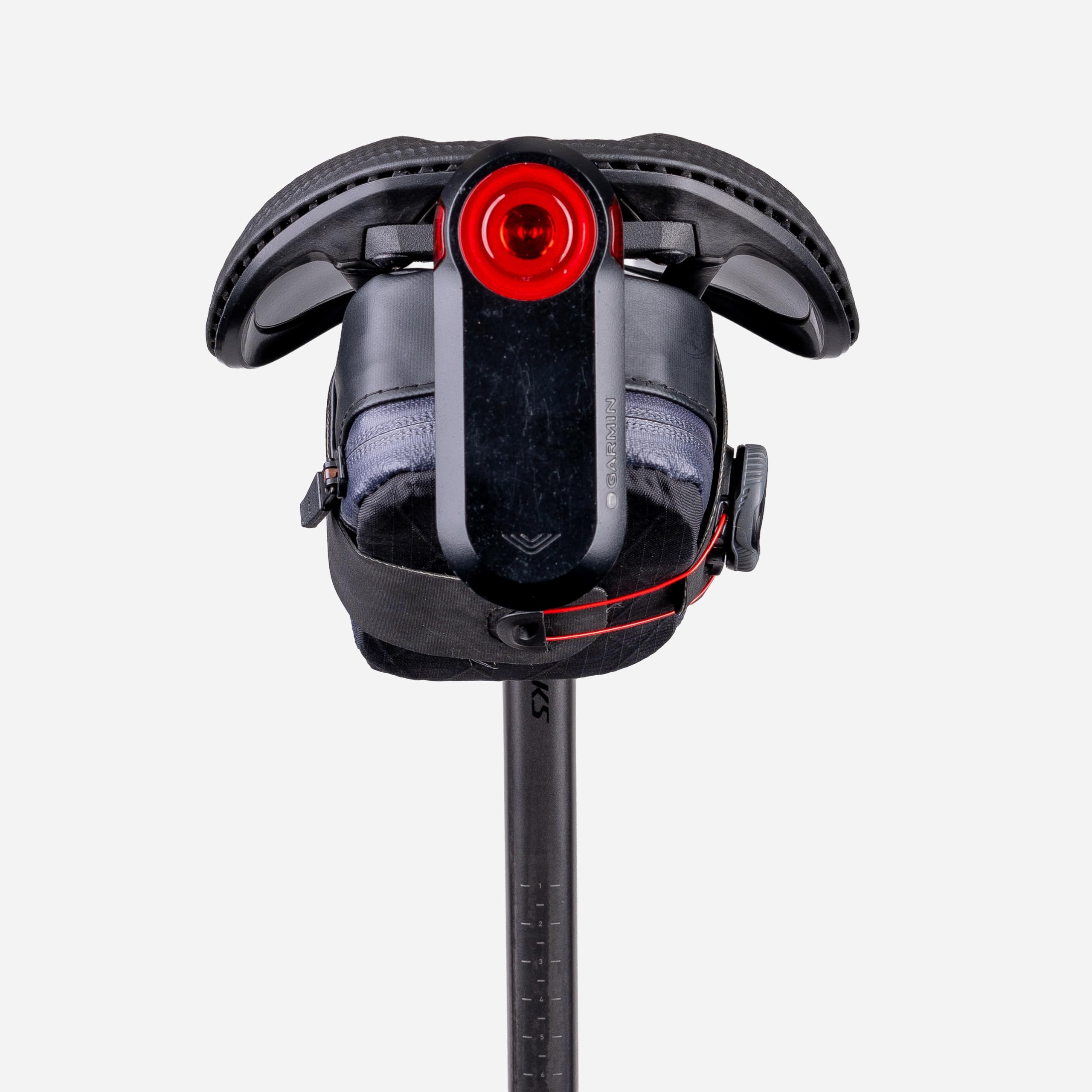 Fahrradzubehör - Sattelhalterung - für Specialized SWAT/S-Works Sattel, Kompatibel mit Garmin Varia 515, Größe M
