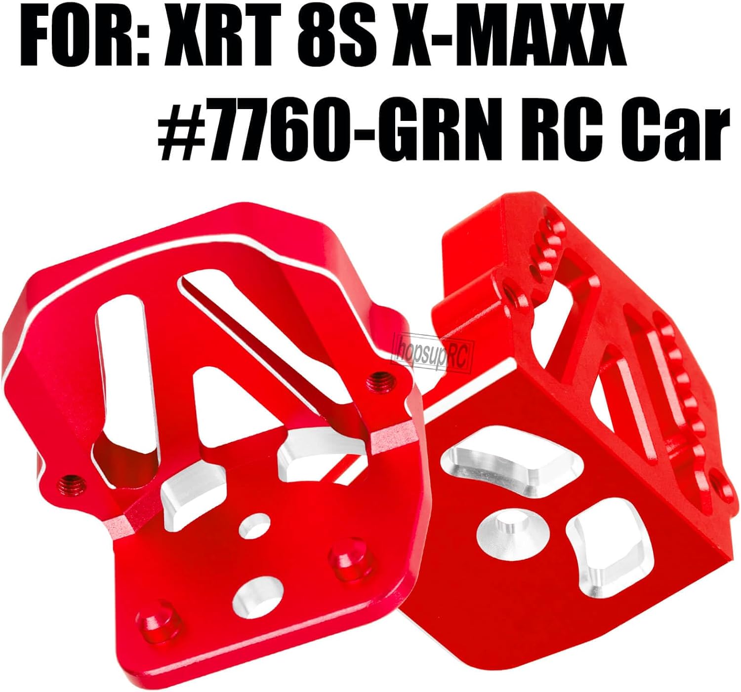 RC Motor Mounts Fixed Seat Upgrade Parts for XRT 8S X-MAXX #7760-GRN RC Car.Red(2PCS)