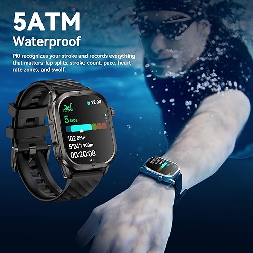 Miniatura 5 de KOSPET Magic P10 - Reloj inteligente con GPS y brújula, cuerpo de acero inoxidable, batería de 50 días, AMOLED de 1.96 pulgadas, resistente al agua