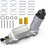 926-876 Aluminum Engine Oil Cooler, Oil Filter Housing Adapter For 2011-2016 Chrysler 200 300, Dodge Charger Challenger Journey, Jeep Wrangler Grand Cherokee, Ram ProMaster 1500, Replace# 68105583AF