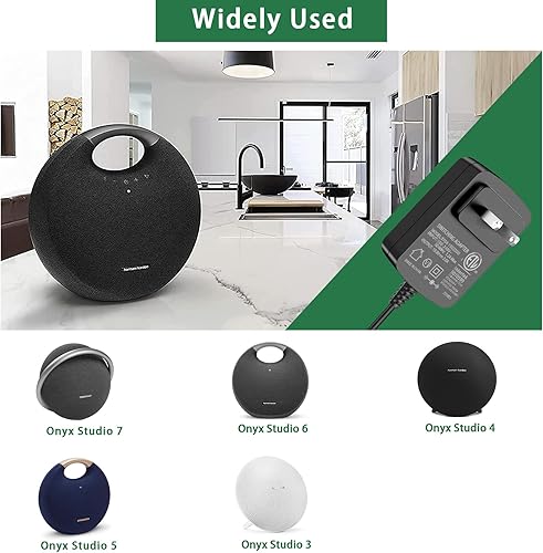 Miniatura 2 de Cargador de cable de alimentación de 19 V para Onyx Studio 7 6 5 4 3 2 1 Reemplazo de altavoz Adaptador de CA de 19 V para ESX2567Q NSA40ED-190200