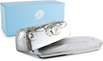 Arthur Court Designs Butterfly Butter Dish