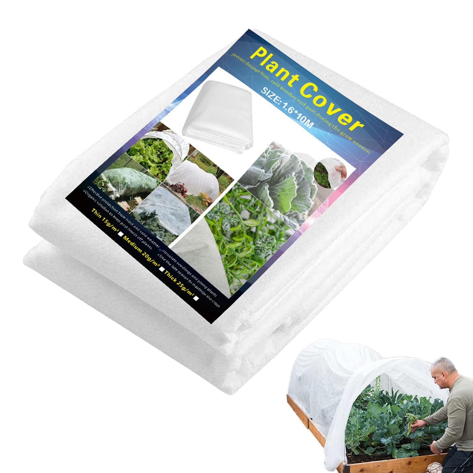 Lot De 2 Couvertures De Protection Contre Le Gel Pour Plantes Couvertures Arbre En Tissu Epais Sac Reutilisable A Fermeture Eclair Avec Cordon 97983135