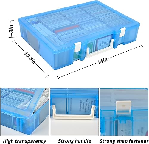 Miniatura 4 de Caja de almacenamiento de tarjetas coleccionables, más de 2300 cartas, organizador compatible con PM TCGpara Yugiohpara CAHpara fase 10para deportes