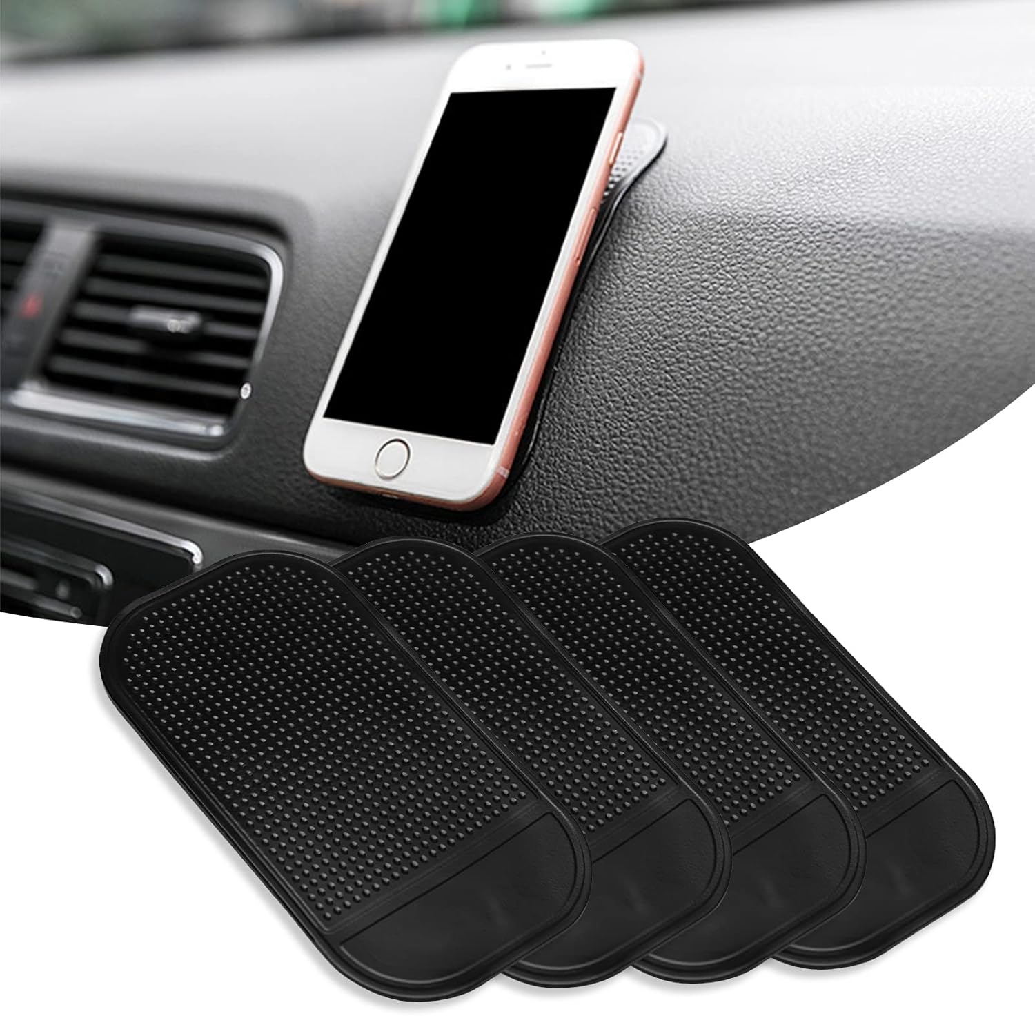 neynavy 5 PCS Car Dashboard Sticky Pad, AntiSlide Fixate