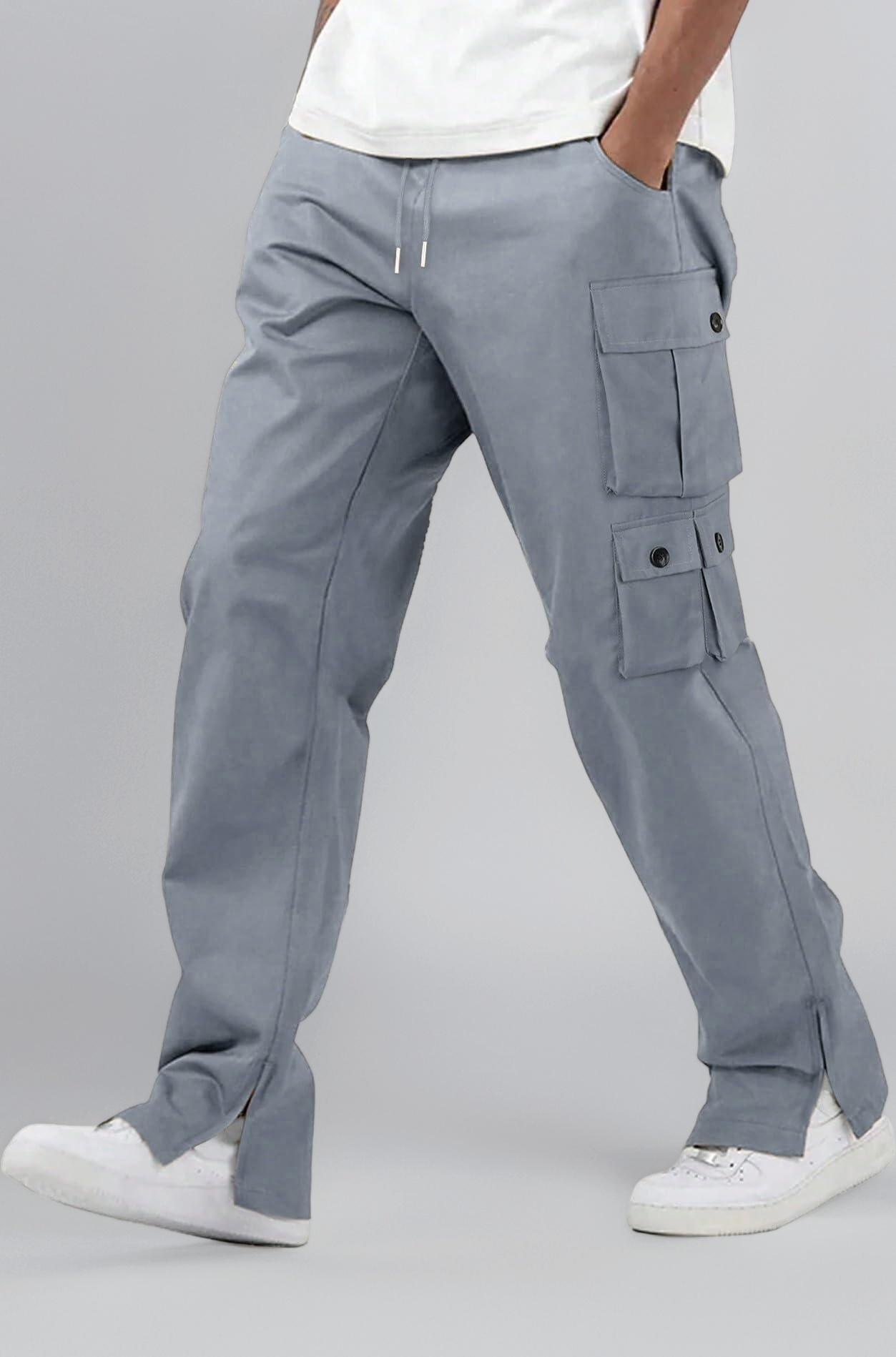 Cargo for Men || Cotton Cargo Pant || Drawstring Waist Pant (Also Available in Plus Sizes) (30-33)