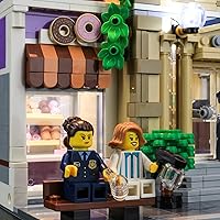 Vista 5 de BRIKSMAX Kit de iluminación LED para comisaría, compatible con el modelo de bloques de construcción Lego 10278, no incluye el juego de Lego