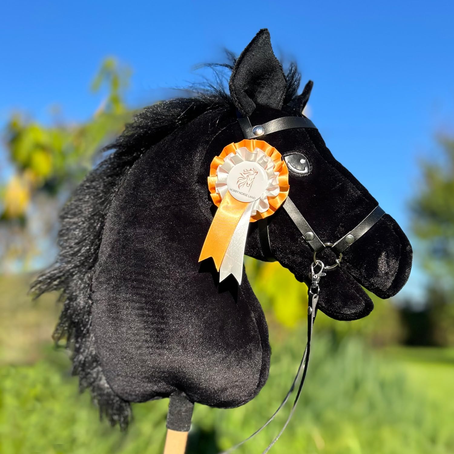 Black Star Friesen-Hobbypferd - Komplettset Mit Zubehör Für Kinder Ab 5 Jahren