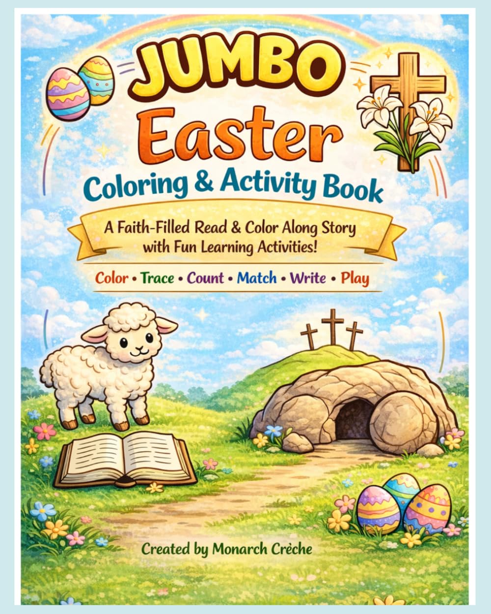 Jumbo Easter Coloring and Activity Book