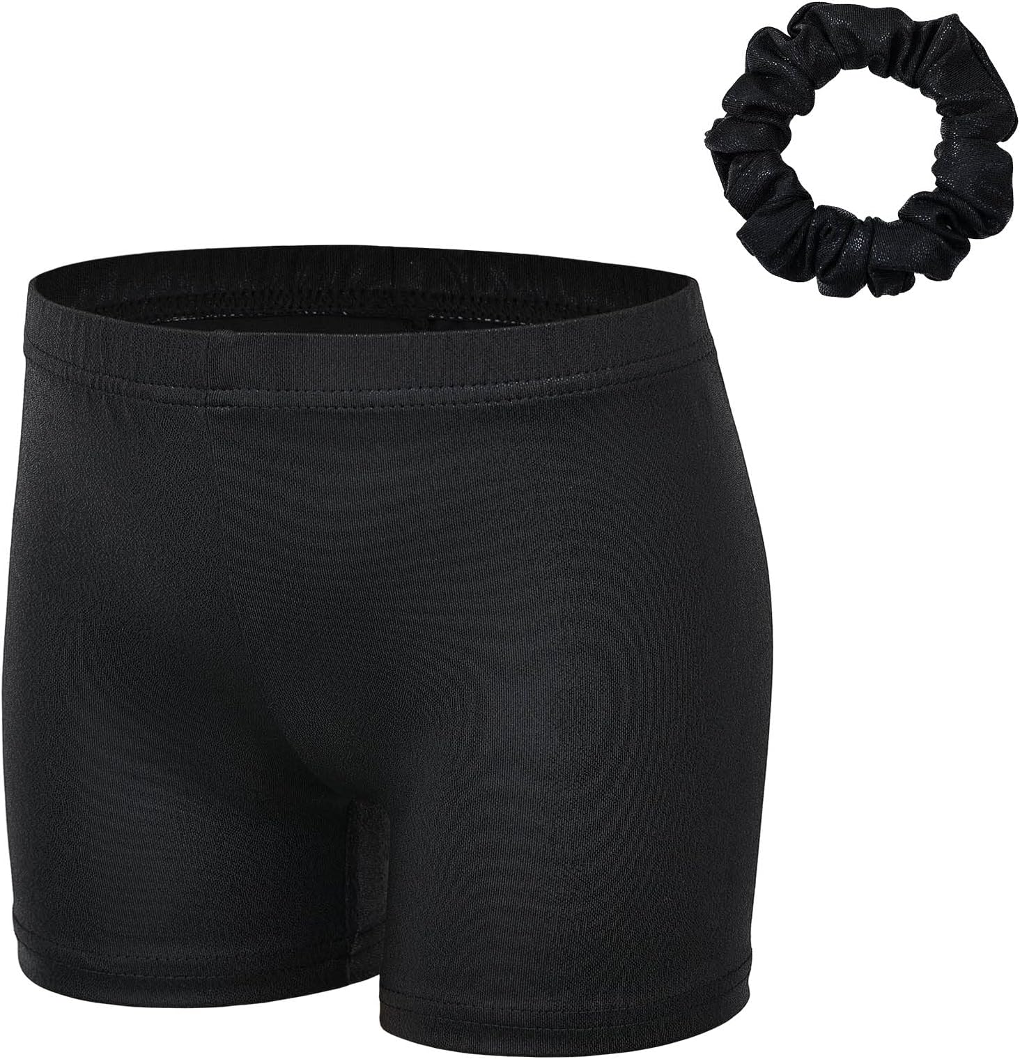 Gymnastics Shorts for Girls Sparkle Ballet Dance Tumbling Athletic Shorts 3-14 Years