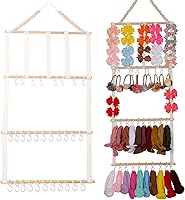 Vista 13 de YOcity Soporte Organizador de Diademas para Niñas Bebés Diademas Accesorios para el Cabello Organizador de Lazos para el Cabello Almacenamiento