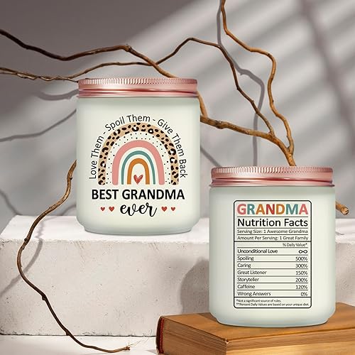 Miniatura 10 de Regalos para abuela, Día de la Madre, cumpleaños, Navidad, Acción de Gracias, grandes velas para abuelas de nietos, nietas y nietos