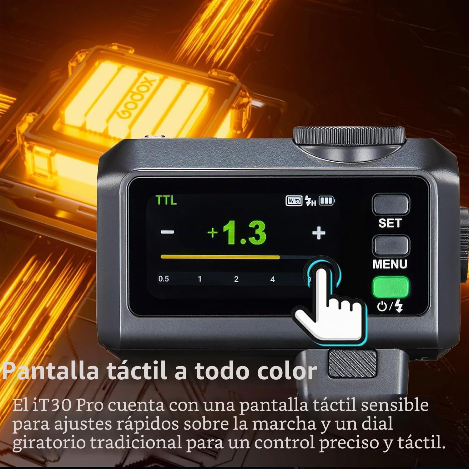 Flash Godox IT30Pro F para Fuji, IT30ProF IT30 Pro F TTL HSS 1/8000s Mini Flash Camera, Compatible con Fujifilm X100VI GFX100RF XS20 XS10 XT30 II XT5 XM5 GFX50S GFX50R X-T4 X-T3 X-E4 | Flash inalámbrico TTL 2.4G HSS 1/8000s, compatible con X100VI XT5 XM5