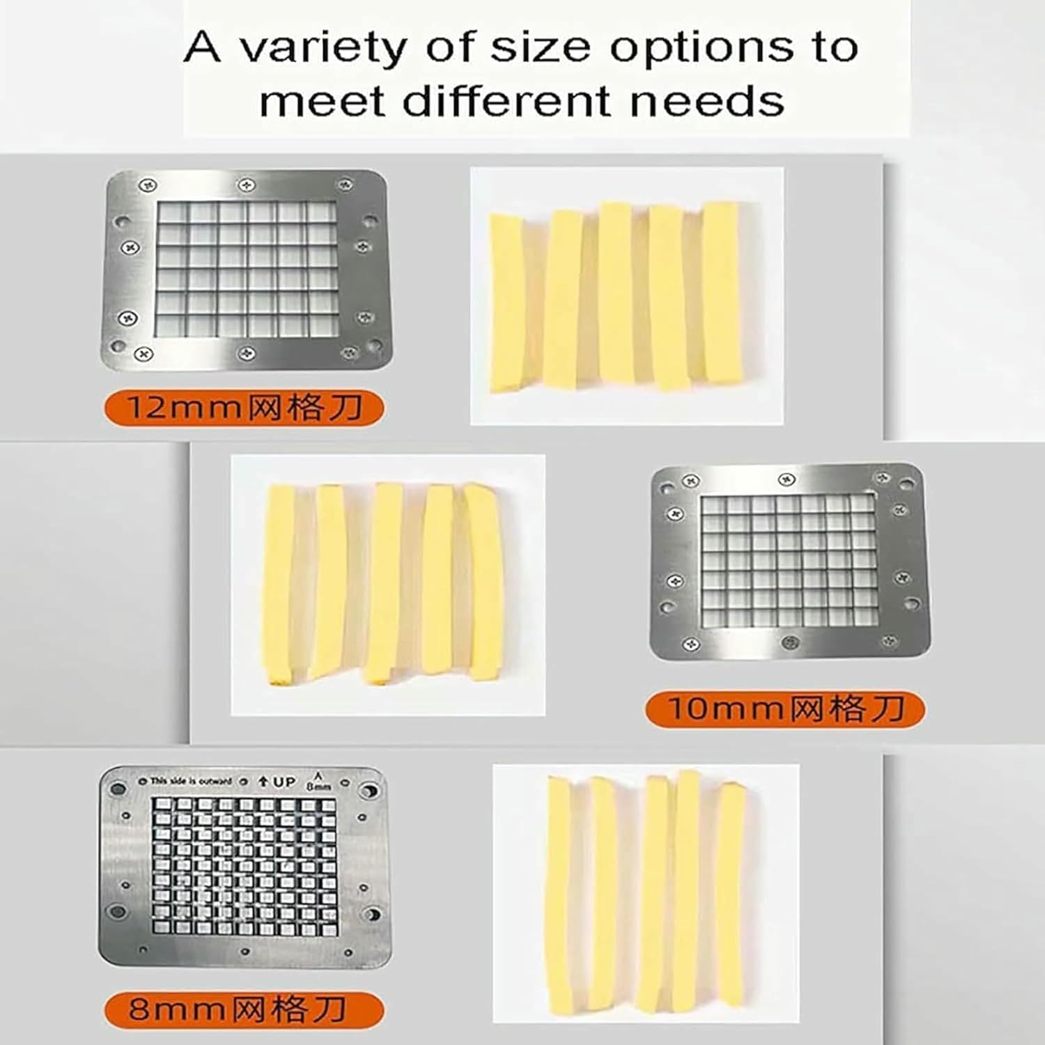 Commercial Food Slicer, Stainless Steel Electric Potato Cutter, Professional Vegetable Cutter For Potatoes, Onions