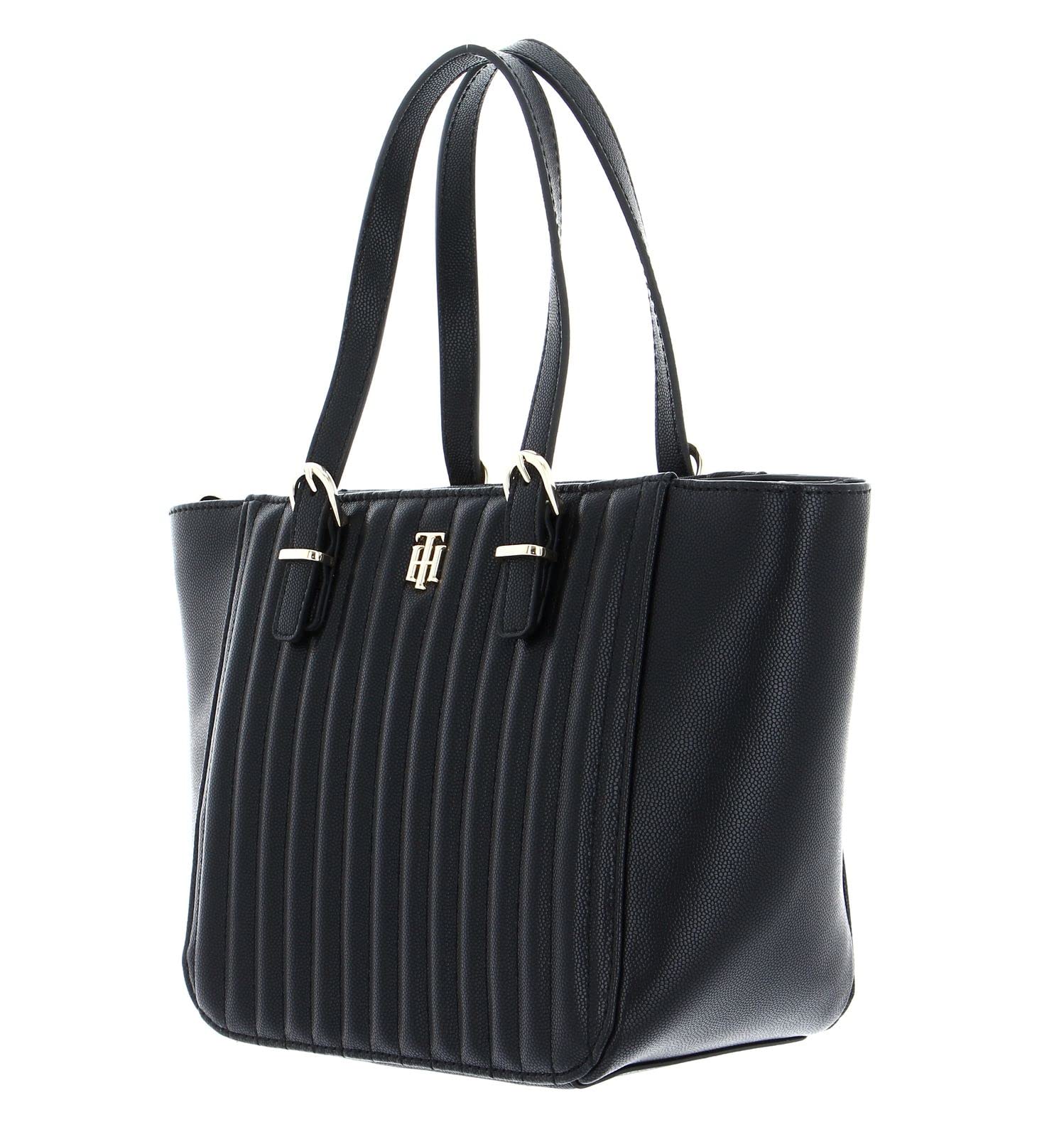 Tommy Hilfiger Black Polyurethane Handbag