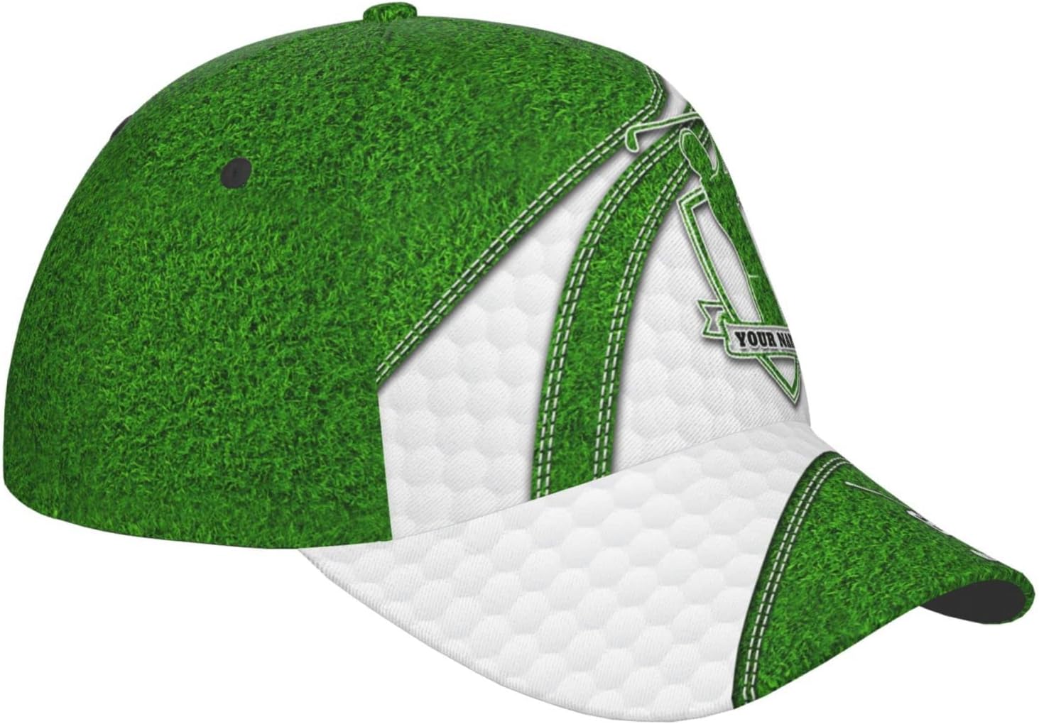 Golf Cap, Personalized Baseball Hat for Men Custom Text/Name Printing Adjustable Golf Baseball Cap Gifts for Friends