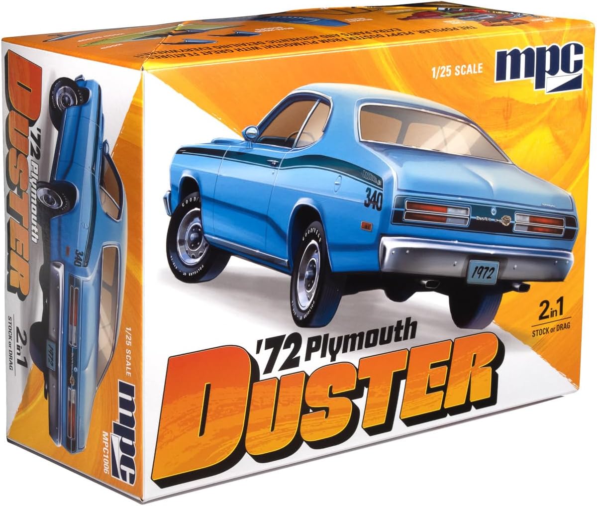 MPC 1972 Plymouth Duster 1:25 Scale Model Kit