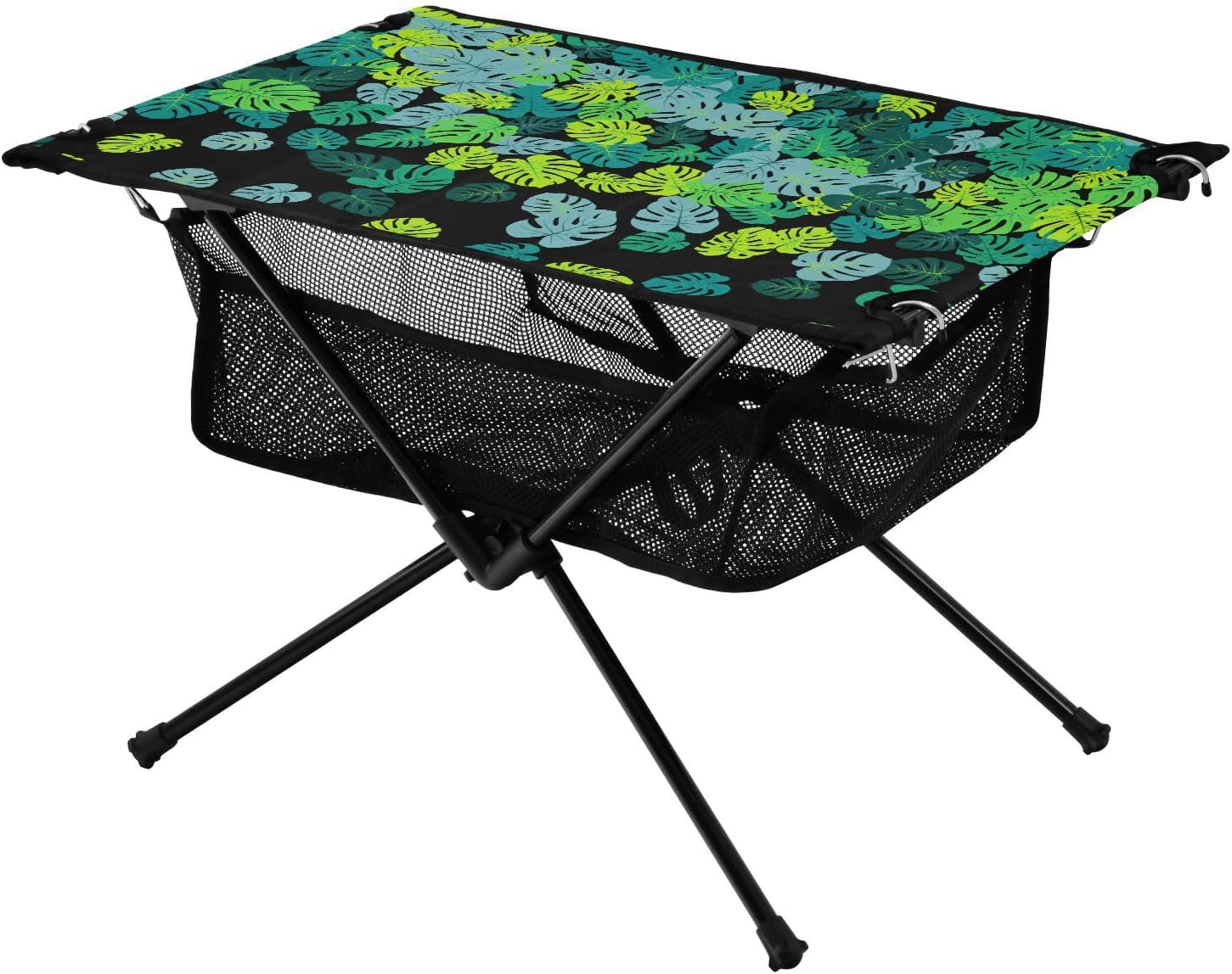 GuoChe Folding Coffee Table Tropical Jungle Plant Leaves Heavy Duty