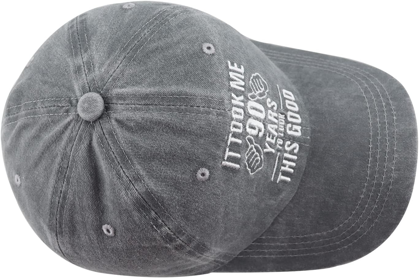 It Took Me 90 Years to Look This Good Hat for Women Men, Funny Adjust Embroidery 90th Birthday Baseball Cap - Image 4