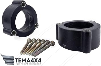 50mm Front Strut Spacers Lift Kit for BMW 1 (E82/E88), 3 (E36), 3 (E46), 3-Series (E90/E91), 5-Series (E39 sedan) (Polyurethane, Pair)