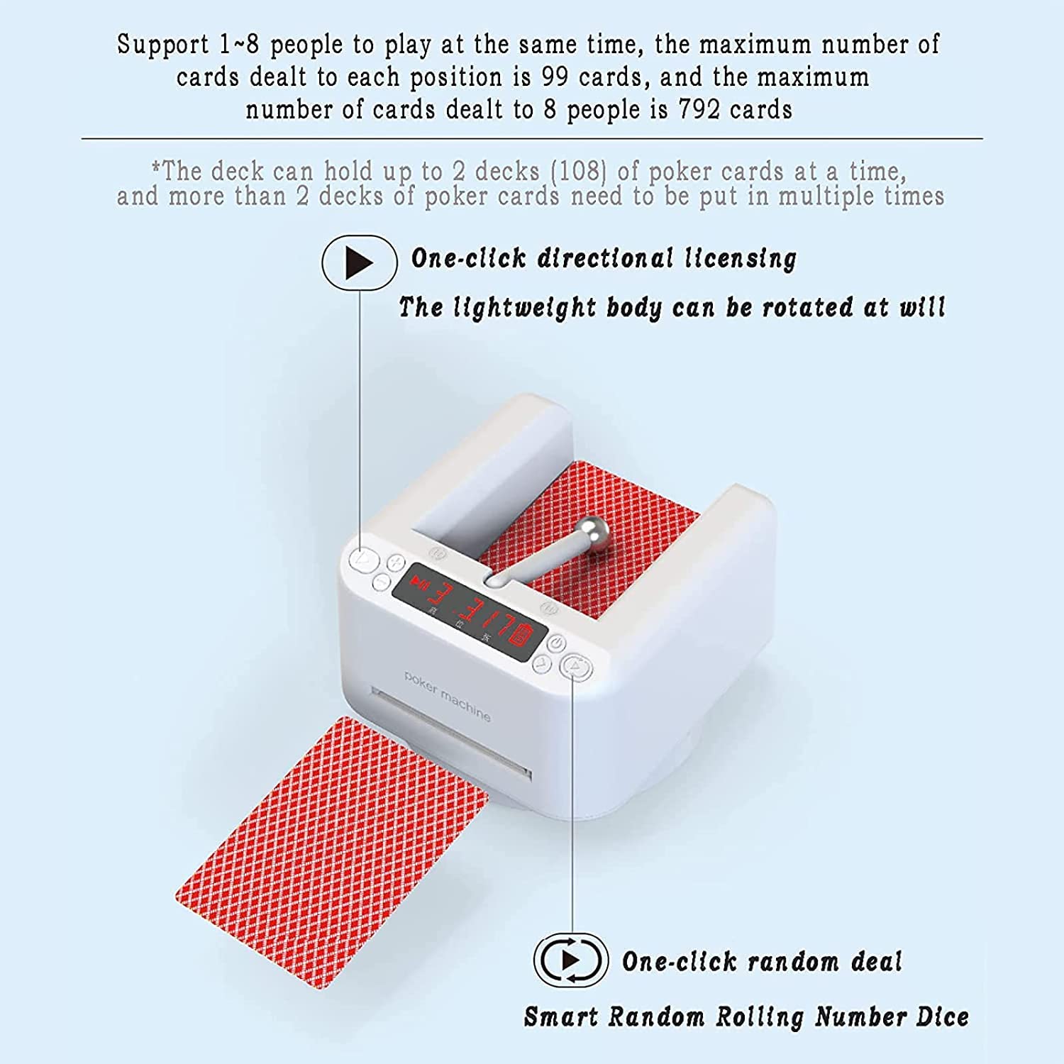 Macchina Automatica Per Ricarica Smart Card Max III, Girevole 360° E Ricaricabile, Colore Bianco