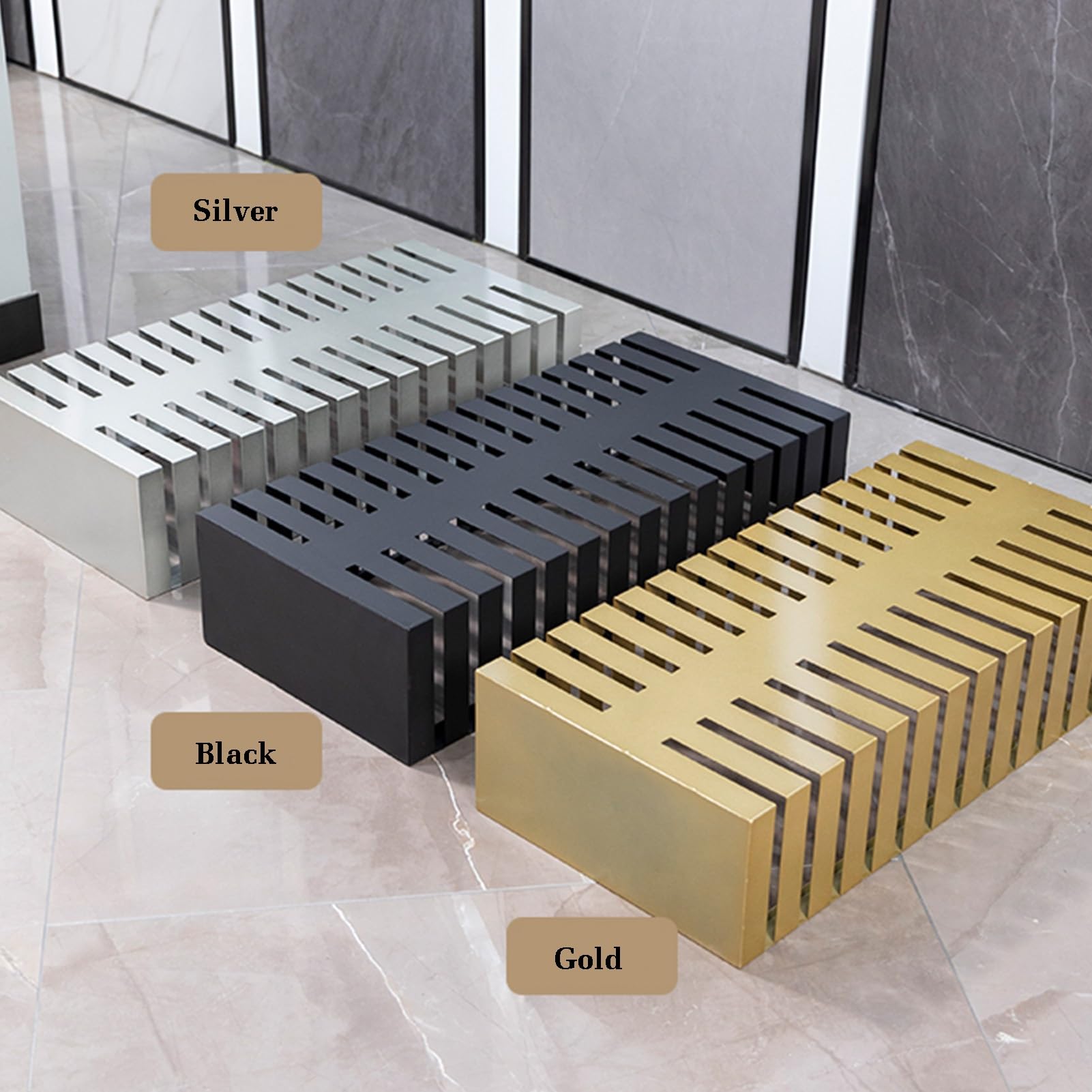 Amazon.co.jp: 商業用床タイルサンプル収納ラック両面収納、床タイル