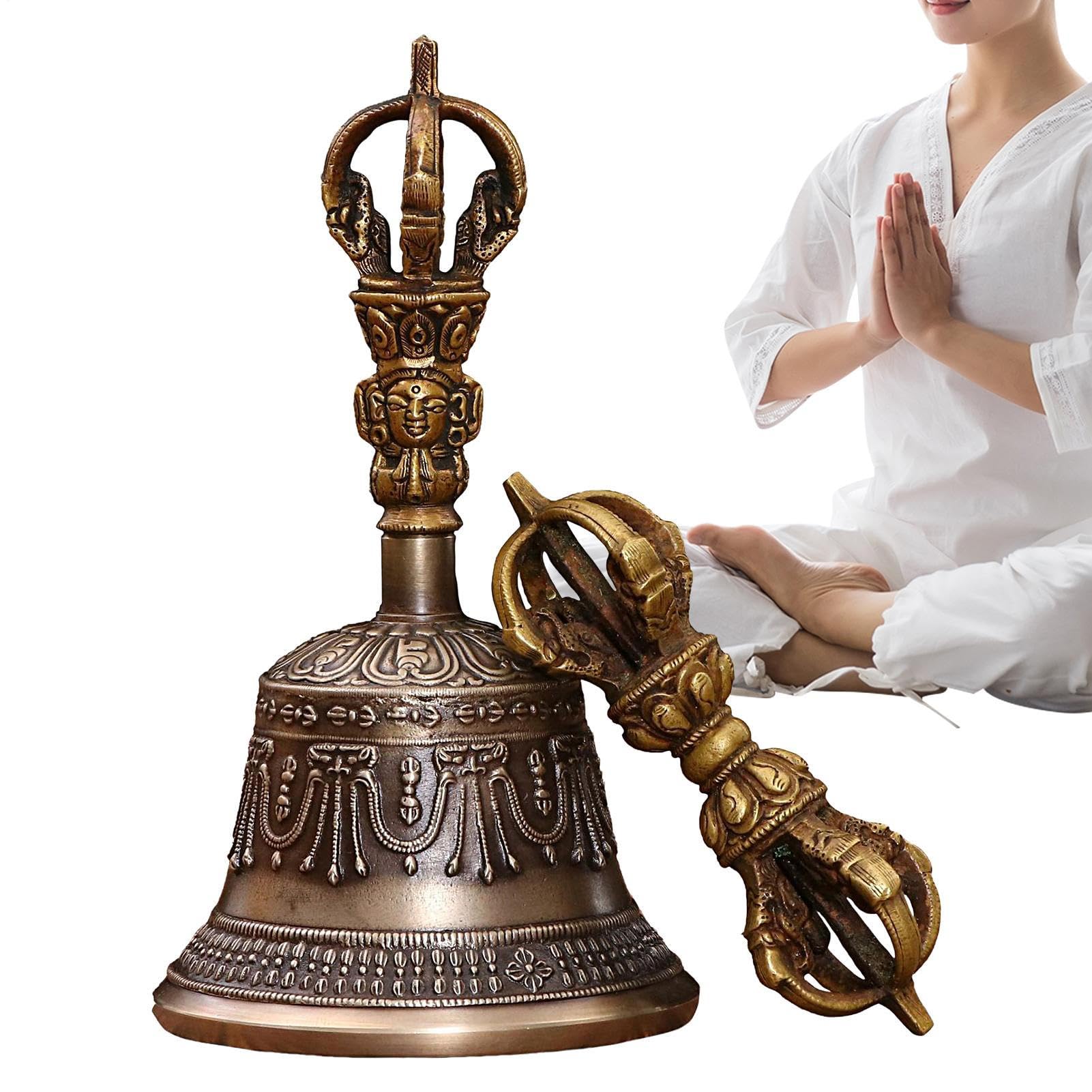 Campanas Tibetanas Cuenco Cantador Artesanal Objeto Dharma